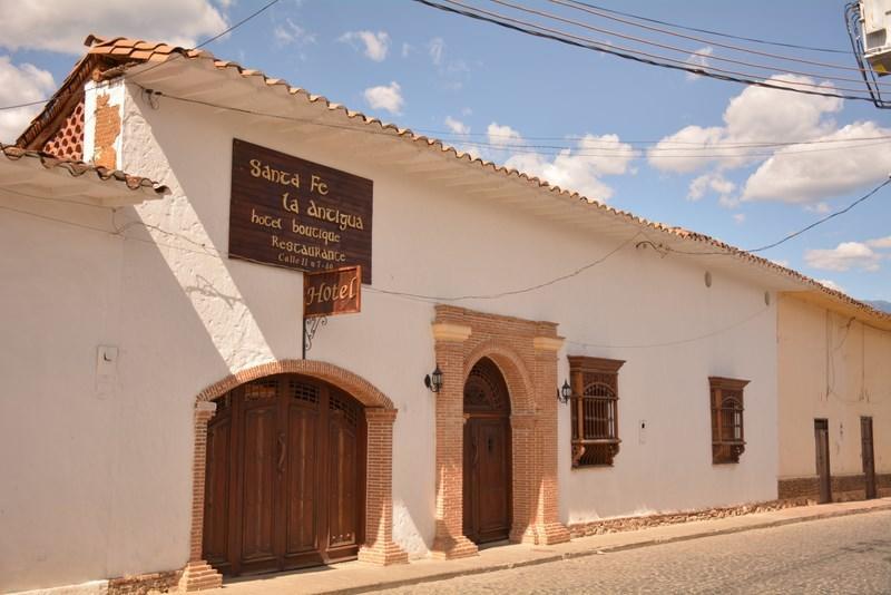 Hotel Santa Barbara Colonial - Santa Fe De Antioquia Exteriör bild