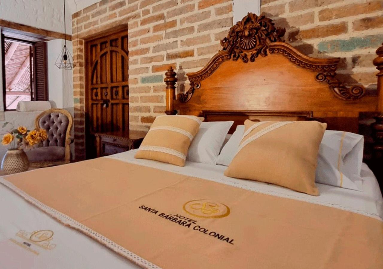 Hotel Santa Barbara Colonial - Santa Fe De Antioquia Exteriör bild