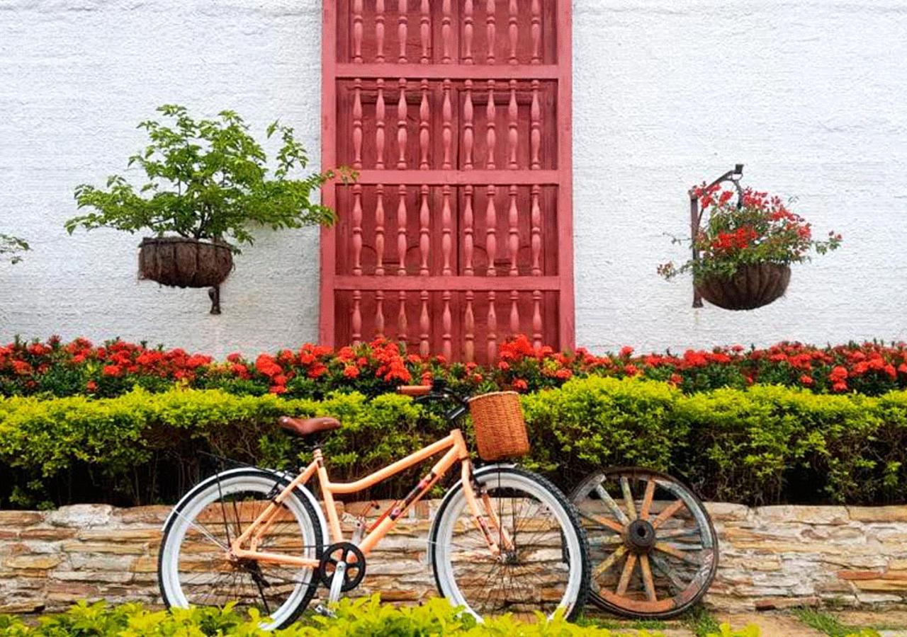 Hotel Santa Barbara Colonial - Santa Fe De Antioquia Exteriör bild