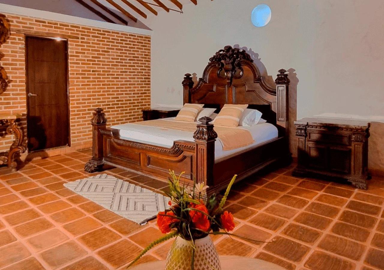 Hotel Santa Barbara Colonial - Santa Fe De Antioquia Exteriör bild